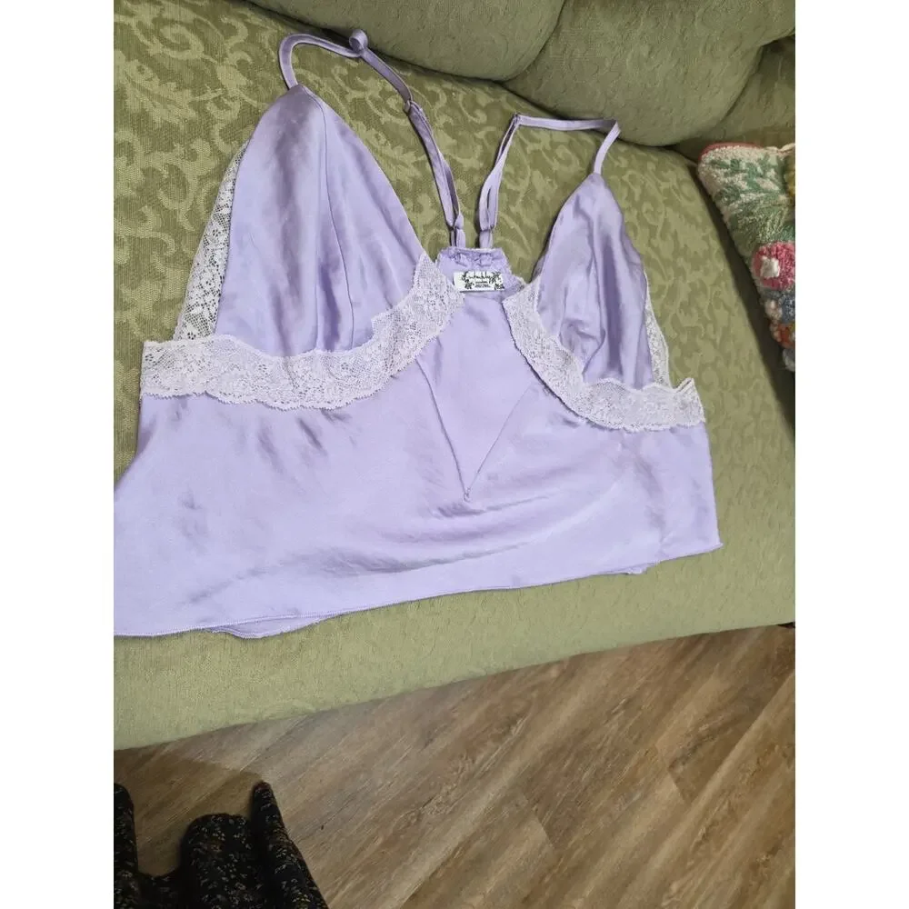 Free People Intimately Free People Silk Lace Top Medium